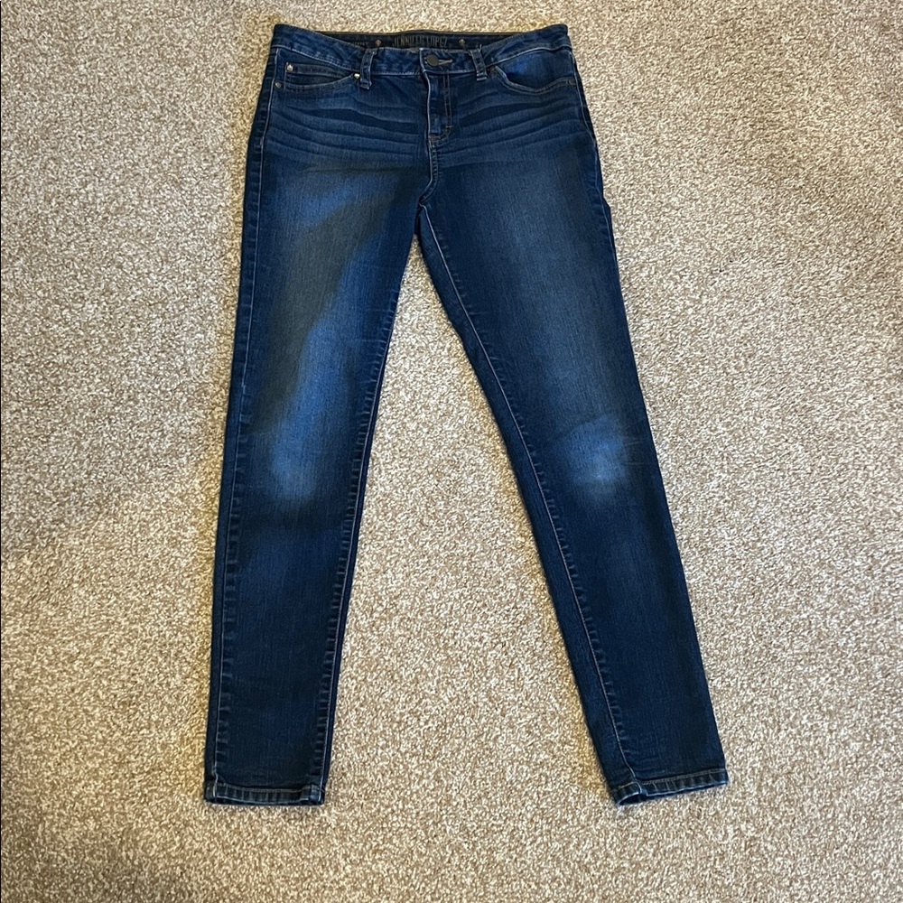 Jennifer Lopez Dark Blue 5 pocket Skinny Jeans Sz 8